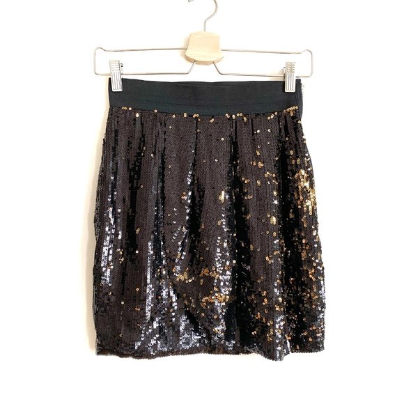 BEDO | Black Sequin Party Skirt - Picture 2 of 7